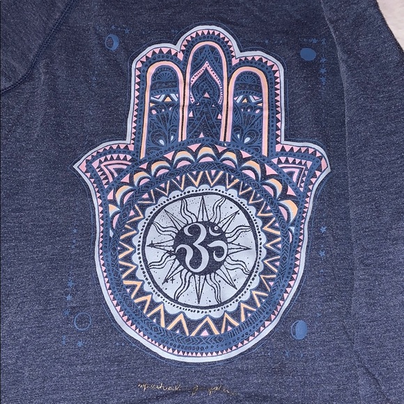 Small navy spiritual gangster sweater - Picture 2 of 2